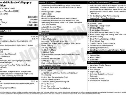 Used 2024 Hyundai Palisade Calligraphy image 27