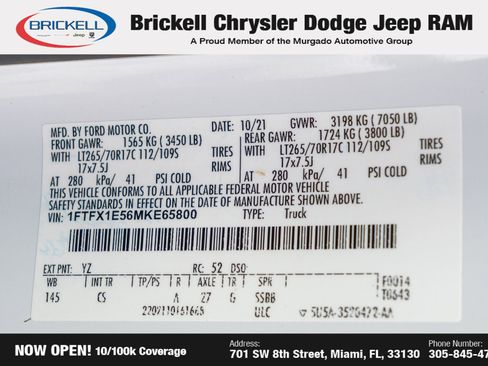 Used 2021 Ford F150 XL w/ Equipment Group 101A High image 31