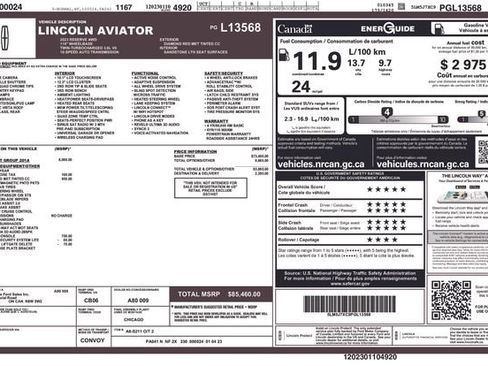 Used 2023 Lincoln Aviator Reserve w/ Equipment Group 201A image 6