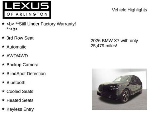 Used 2026 BMW X7 xDrive40i AWD/4WD image 8