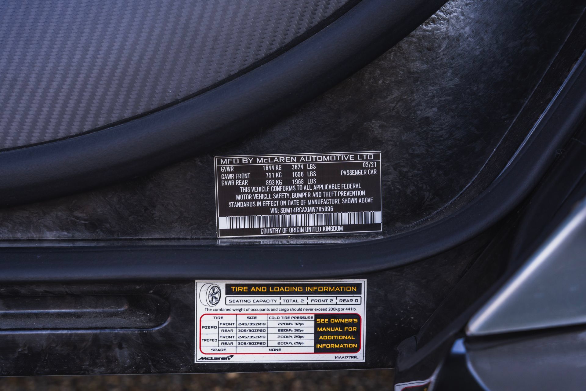 Used 2021 McLaren 765LT RWD image 59