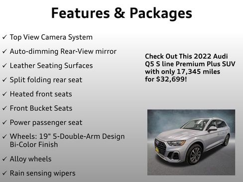 Used 2022 Audi Q5 2.0T Premium Plus w/ Premium Plus Package AWD/4WD image 25