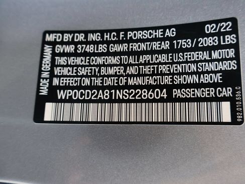 Used 2022 Porsche 718 Boxster RWD image 32