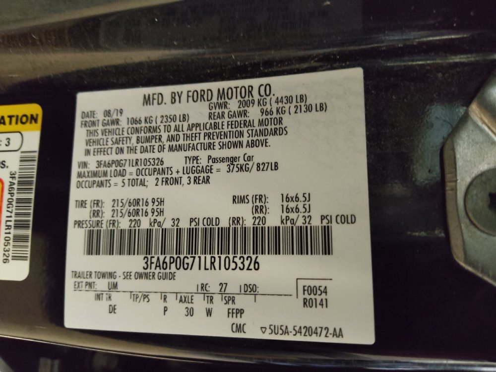 Used 2020 Ford Fusion S FWD image 33