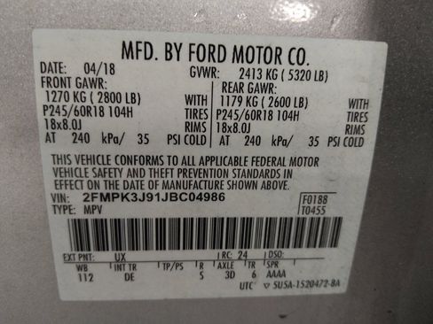 Used 2018 Ford Edge SEL w/ Ford Safe & Smart Package FWD image 33