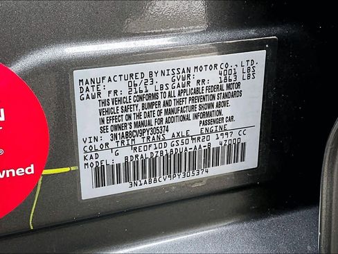 Used 2023 Nissan Sentra SV image 33