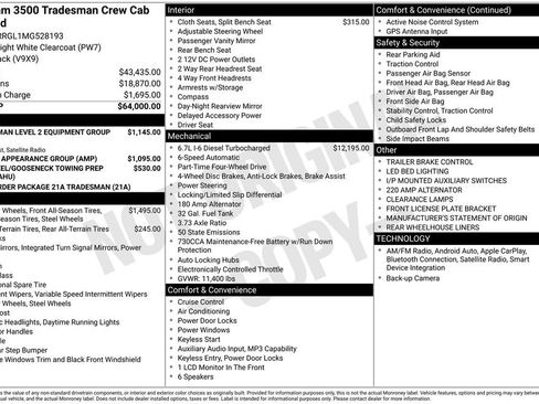 Used 2021 RAM 3500 Tradesman image 11
