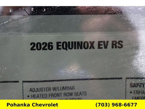 New 2026 Chevrolet Equinox EV RS FWD image 29