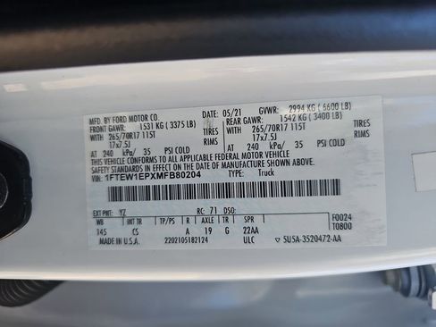 Used 2021 Ford F150 XL w/ Equipment Group 101A High image 42