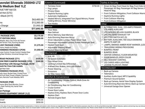 Used 2024 Chevrolet Silverado 3500 LTZ w/ LTZ Plus Package AWD/4WD image 4