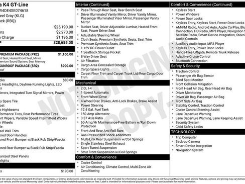 Used 2025 Kia K4 GT-Line w/ GT-Line Premium Package image 37