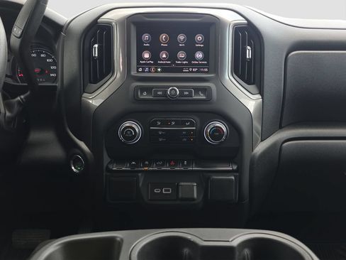 Used 2025 Chevrolet Silverado 1500 Custom w/ Turbomax Blackout Package AWD/4WD image 14