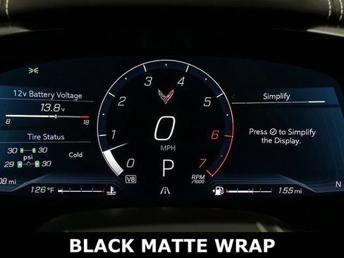 Certified 2025 Chevrolet Corvette Stingray w/ Stealth Interior Trim Package image 14