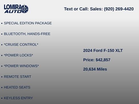 Used 2024 Ford F150 XLT w/ Equipment Group 303A High AWD/4WD image 10