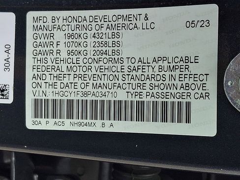 Used 2023 Honda Accord EX image 27