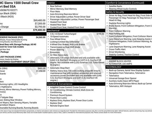 New 2026 GMC Sierra 1500 Denali w/ Denali Reserve Package AWD/4WD image 40