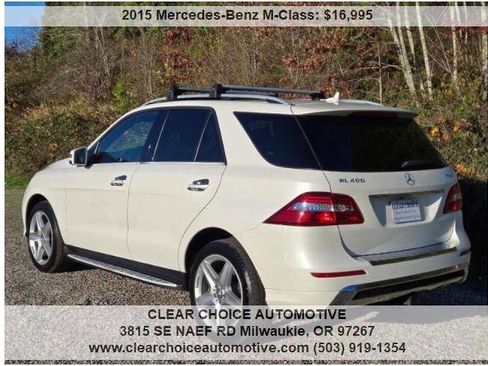 Used 2015 Mercedes-Benz ML 400 ML 400 AWD 4MATIC 4dr SUV image 2
