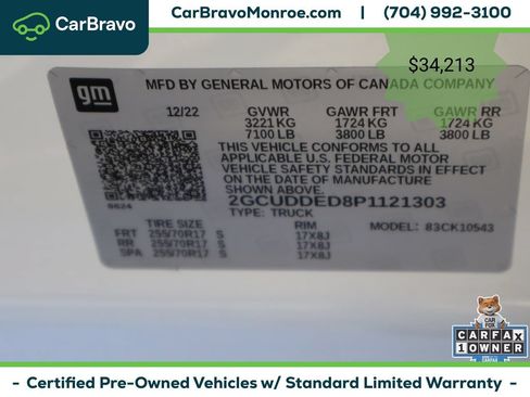 Certified 2023 Chevrolet Silverado 1500 LT AWD/4WD image 49
