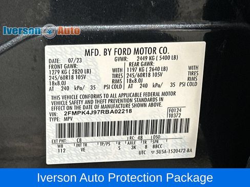 Used 2024 Ford Edge SEL w/ Convenience Package AWD/4WD image 14