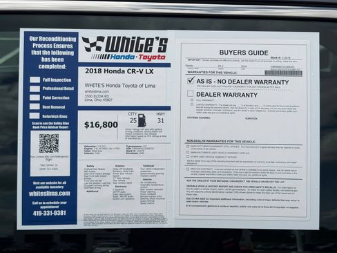 Used 2018 Honda CR-V LX image 28