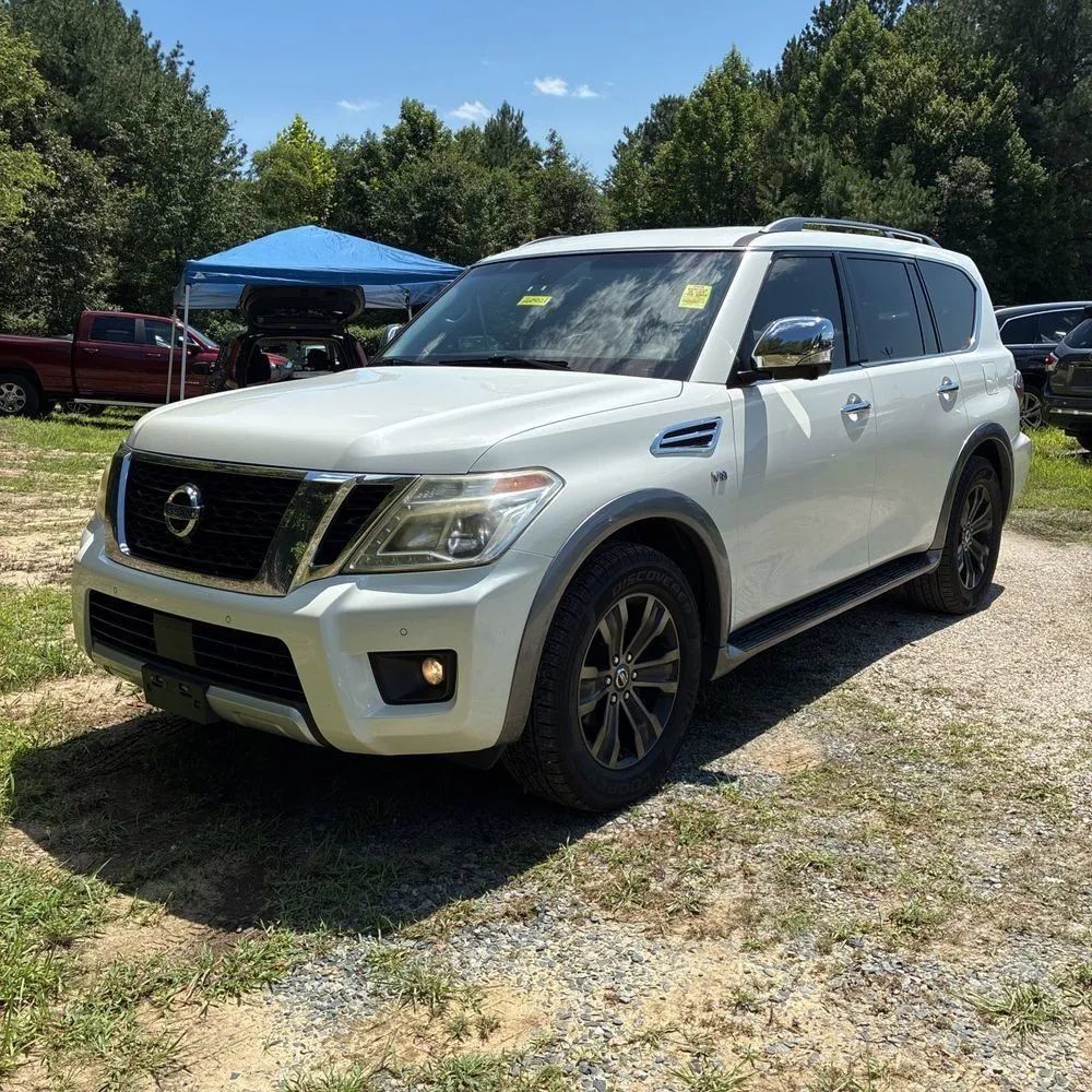 Used 2017 Nissan Armada Platinum w/ Captain Seat Package AWD/4WD image 1