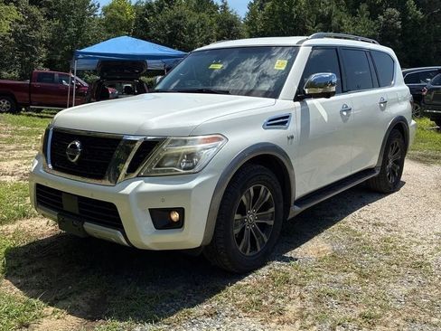 Used 2017 Nissan Armada Platinum w/ Captain Seat Package AWD/4WD image 1