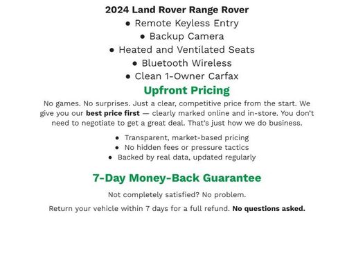 Used 2024 Land Rover Range Rover Sport Dynamic SE AWD/4WD image 2