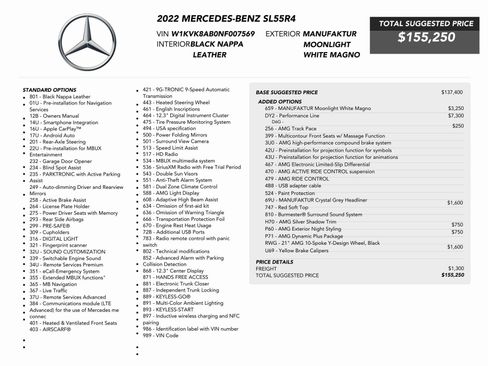 Used 2022 Mercedes-Benz SL 55 AMG 4MATIC image 85
