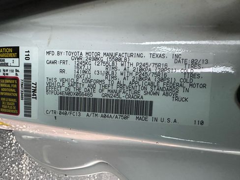 Used 2013 Toyota Tacoma 4x4 Access Cab V6 image 16