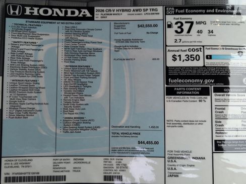 New 2026 Honda CR-V Sport Touring image 16