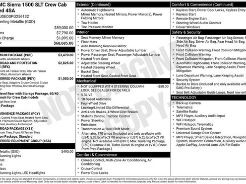 Used 2023 GMC Sierra 1500 SLT w/ SLT Premium Package AWD/4WD image 9