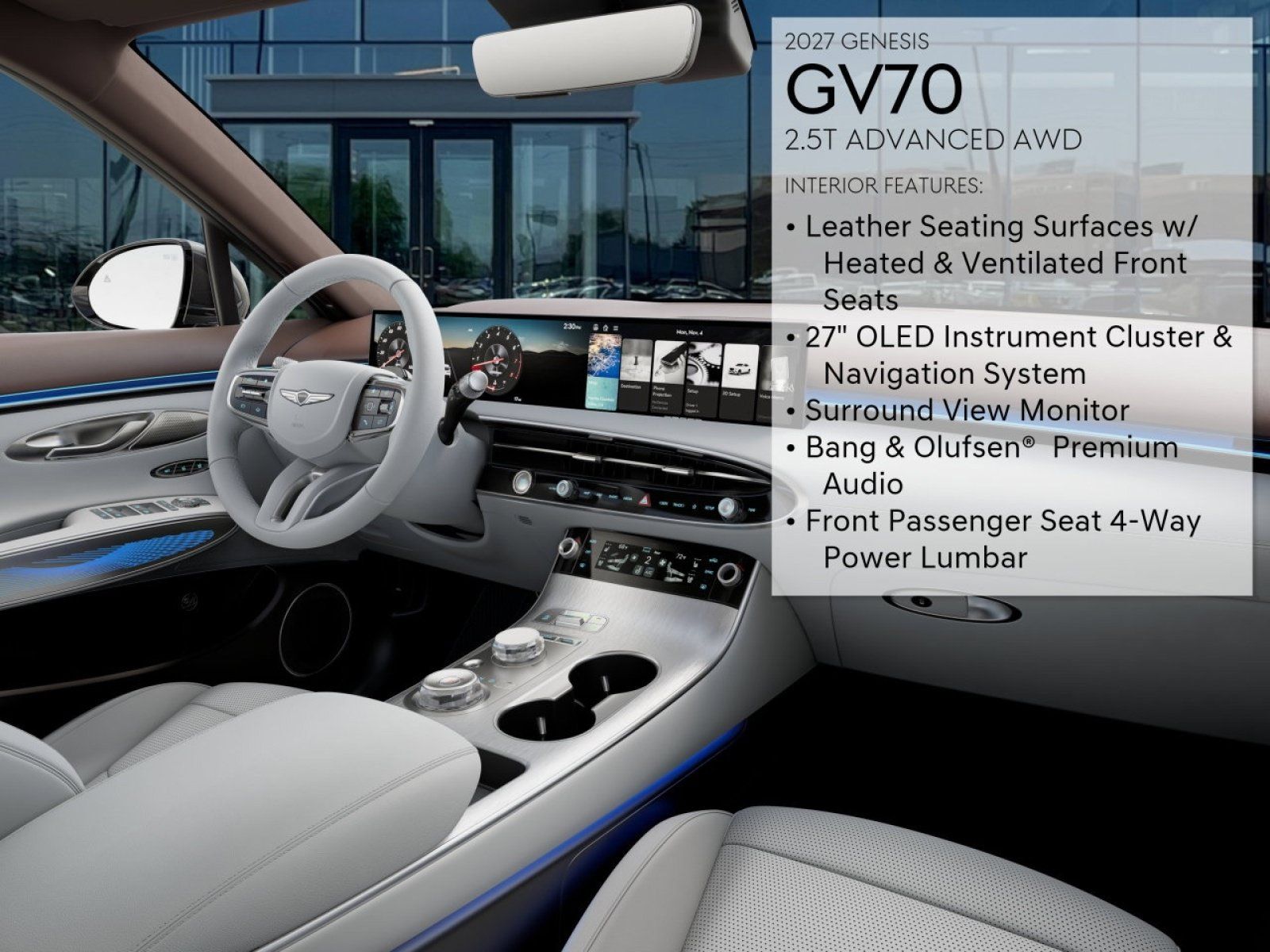 New 2027 Genesis GV70 2.5T Advanced AWD/4WD image 15