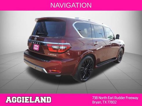 Used 2021 Nissan Armada Platinum w/ Captain's Chairs Package RWD image 4