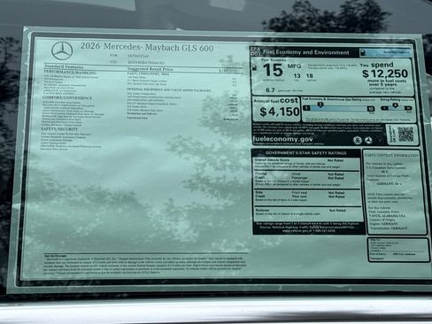 New 2026 Mercedes-Benz Maybach GLS 600 4MATIC image 30