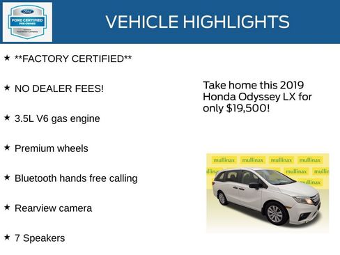 Used 2019 Honda Odyssey LX image 11