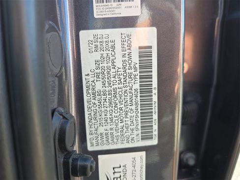 Certified 2022 Honda Pilot Special Edition image 32