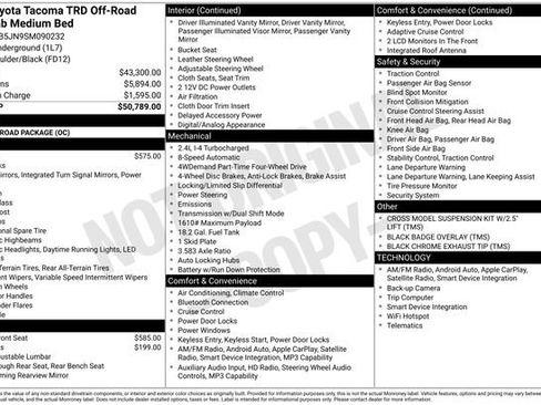 Used 2025 Toyota Tacoma TRD Off-Road image 11