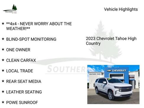 Used 2023 Chevrolet Tahoe High Country w/ Advanced Technology Package AWD/4WD image 9