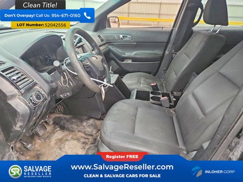 Used 2016 Ford Explorer 4WD Police Interceptor w/ 2-tone Vinyl Package #3 image 9
