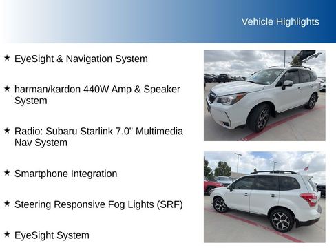 Used 2016 Subaru Forester 2.0XT Touring w/ Eyesight & Navigation System AWD/4WD image 5