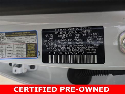 Certified 2025 Hyundai Tucson SEL image 37