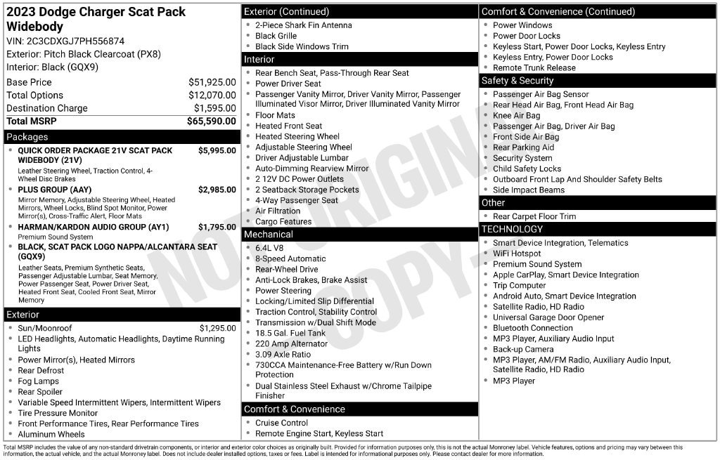 Used 2023 Dodge Charger Scat Pack RWD image 6