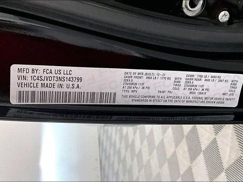 Used 2022 Jeep Wagoneer Series III w/ Rear Seat Video Group 1 AWD/4WD image 39