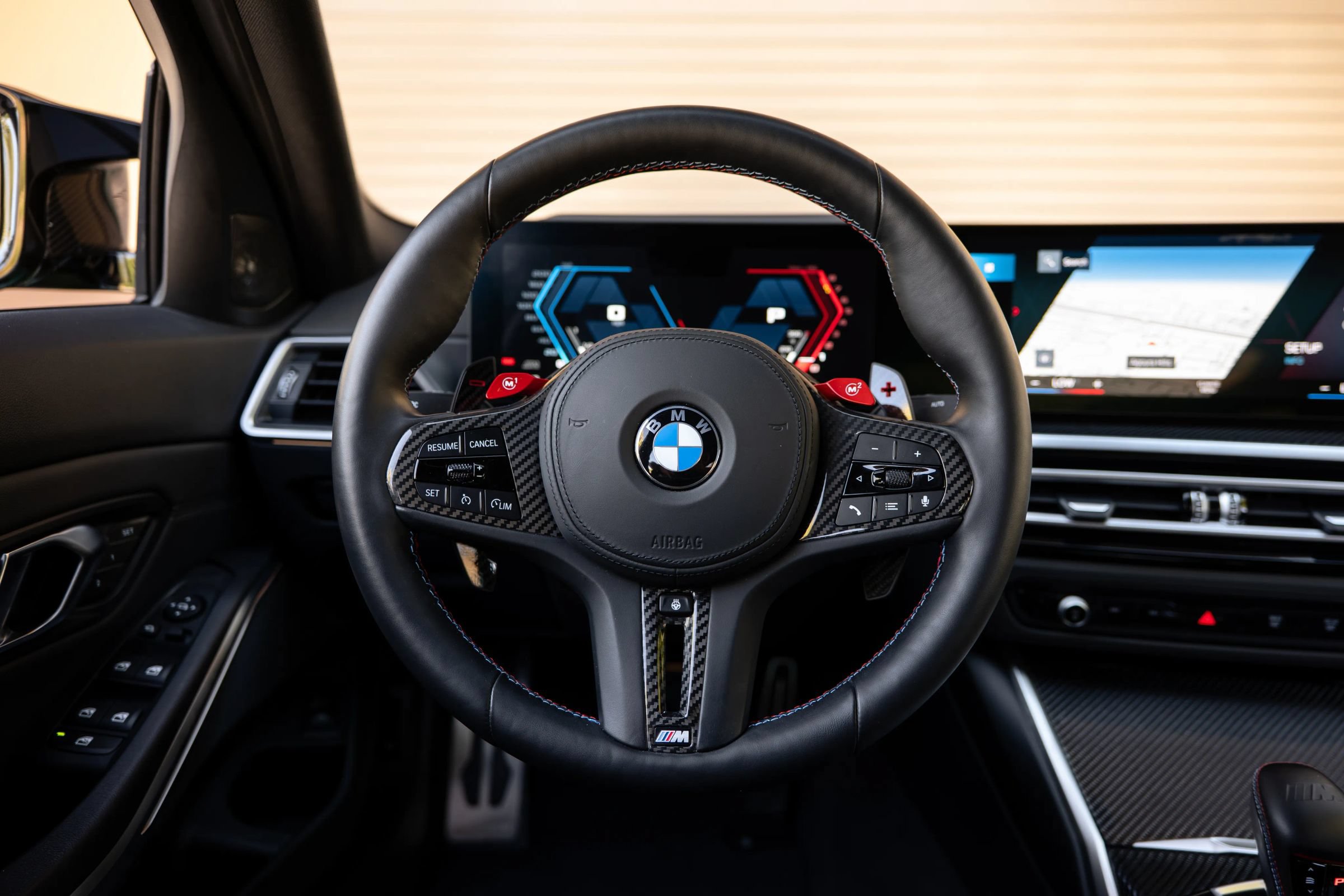 Used 2024 BMW M3 Competition w/ M Carbon Exterior Package RWD image 25