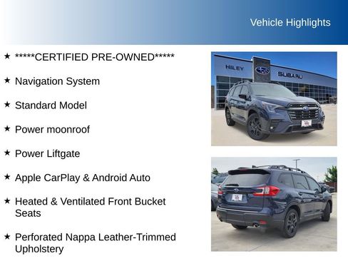 Certified 2025 Subaru Ascent Bronze Edition AWD/4WD image 5