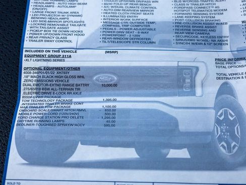 Used 2023 Ford F150 Lightning XLT w/ Tow Technology Package image 28