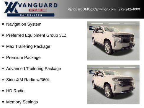Used 2021 Chevrolet Tahoe High Country w/ Premium Package AWD/4WD image 6