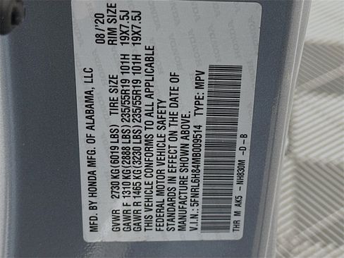 Certified 2021 Honda Odyssey Touring image 34