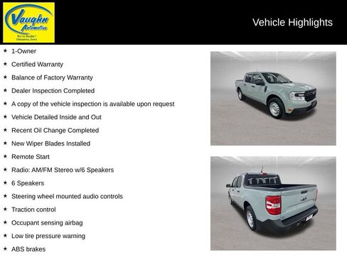 Used 2024 Ford Maverick XL w/ Equipment Group 100A Standard image 2