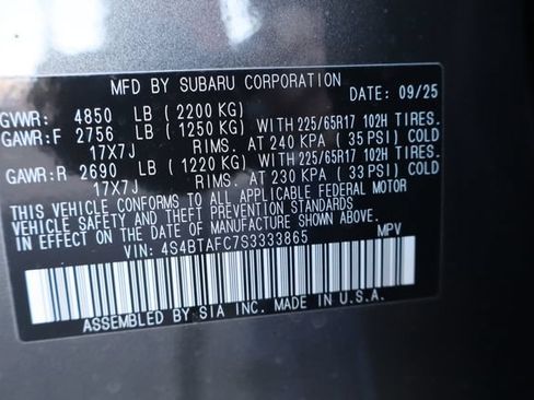 Used 2025 Subaru Outback Premium w/ Popular Package #1 AWD/4WD image 24